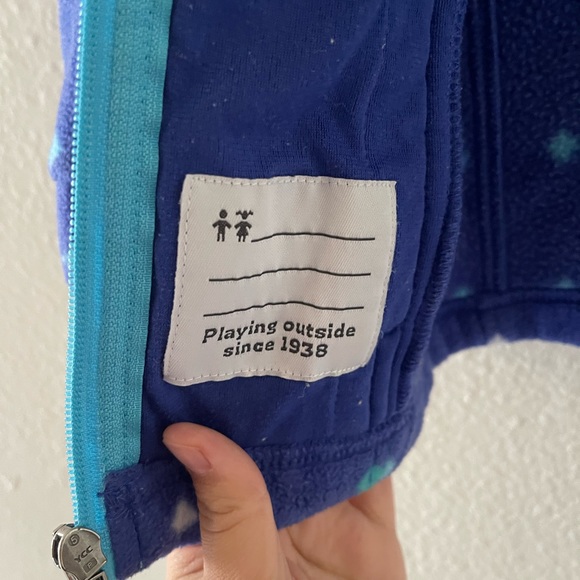 Girls Blue Columbia Fleece Jacket 18-24 m - Picture 2 of 5